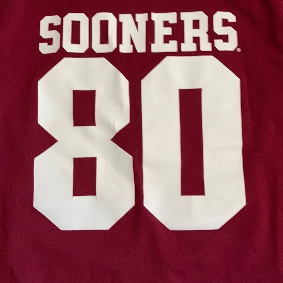 Vintage Oklahoma Sooners Jersey #80 - Picture 2 of 5